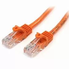 Patchord Startech.com Cat5e, 1 M, U/utp (utp), Naranja