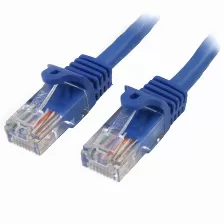 Patchord Startech.com Cat5e, 3 M, U/utp (utp), Azul