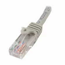 Patchord Startech.com Cat5e, 0.5 M, U/utp (utp), Gris
