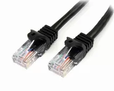 Patchord Startech.com Cat5e, 5 M, U/utp (utp), Negro