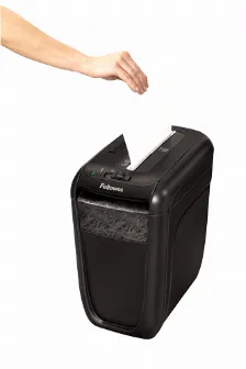 Trituradora De Papel Fellowes Powershred 60cs, Trituración Cruzada, 22.9 Cm, 10 Hojas, 6 Min, Negro, 233.4 X 371.6 X 407.9 Mm