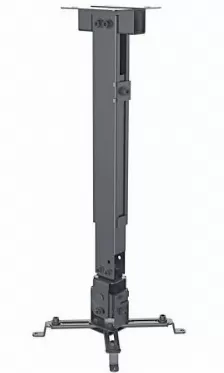Soporte De Proyector Manhattan, Pared/techo, Hasta 20 Kg, Altura Ajustable, Color Negro