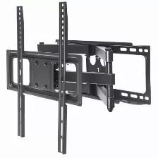 Soporte De Pared Manhattan, Maximo De 40kg De 32 A 55 Pulgadas, Articulado, Ajuste De Inclinacion, Giro O Nivel, Negro