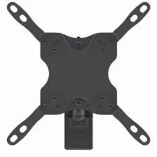 Soporte Manhattan Para Tv Plana De 13pulg Hasta 42, Doble Articulacion, Hasta 20kg, Color Negro