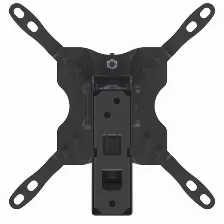 Soporte Manhattan Para Tv Plana De 13pulg Hasta 42, Doble Articulacion, Hasta 20kg, Color Negro