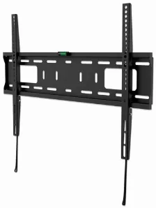 Soporte Manhattan Fijo Para Television De 37 A 70 Pulgadas, Hasta 50kg, Ultra Delgado, Color Negro