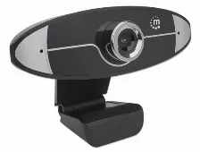 Camara Web Manhattan 1mp, 1280x720 Pixeles, 30 Fps, Hd, Usb 2.0, Negro