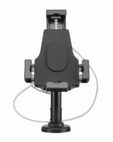 Soporte Para Tablet Manhattan, 7.9 Hasta 10.5 Pulgadas, Con Cerradura Escritorio Y De Montaje En Pared, Negro