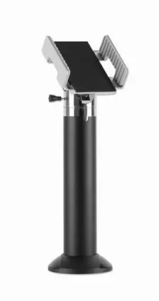 Soporte Manhattan Terminal, Escritorio, Negro, Plata