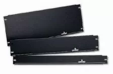 Panel Leviton 49254-bp2 Material Acero, Capacidad Del Rack 2u, Color Negro