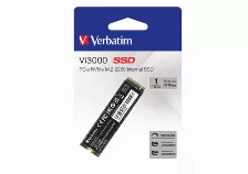 Unidad De Estado Solido Ssd Verbatim Vi3000 1tb, M.2, Pci Express 3.0, 32gbps, 3100mb/s, 2200mb/s
