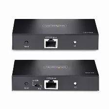 Extensor Startech.com Transmisor Y Receptor Av, 3840 X 2160, 2hdmi, Hasta 70 M, Negro