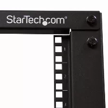 Rack Startech.com Tipo Rack O Bastidor Independiente, Capacidad Del Rack 12u, 4 Postes, Acero, Peso Max. 544 Kg, Color Negro, Incluye Tuercas Si
