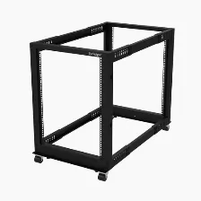 Rack Startech.com Tipo Rack O Bastidor Independiente, Capacidad Del Rack 15u, 4 Postes, Acero, Peso Max. 544 Kg, Color Negro, Incluye Tuercas Si, 2llaves