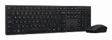 Kit Teclado Y Mouse Lenovo 4x31r64337 Interruptor De Llave De Tijera, Inalámbrico, Usb Tipo A, 1600 Dpi, Negro