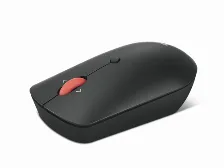 Mouse Lenovo Thinkpad Usb-c Wireless Compact óptico, 4 Botones, 2400 Dpi, Rf Inalámbrico, Negro