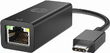 Tarjeta De Red Hp Gigabit, Usb-c A Rj45, Negro