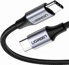 Cable Usb Ugreen Usb-c A Usb-c, 60w, 480 Mbit/s, 1 Metro, Negro/gris