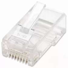 Paquete Plug Modular Intellinet, Rj45, Cat6, Multifilar, 100 Piezas