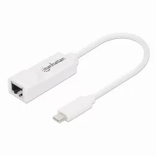 Tarjeta De Red Manhattan De 1 Puerto, 100mbit/s, Usb-c, (507585)