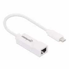 Tarjeta De Red Manhattan De 1 Puerto, 100mbit/s, Usb-c, (507585)