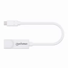 Tarjeta De Red Manhattan De 1 Puerto, 100mbit/s, Usb-c, (507585)