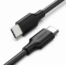 Cable Usb Ugreen Usb-c A Usb-c, 60w, 480 Mbit/s, 1 Metro, Negro
