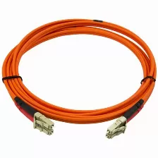 Cable Startech.com 2 M, Fibra Om2, Lc, Lc, 10 Gbit/s, Naranja