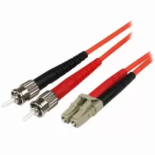 Cable Startech.com 5 M, Fibra Om2, Lc, St, 10 Gbit/s, Rojo