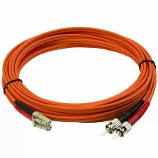 Cable Startech.com 5 M, Fibra Om2, Lc, St, 10 Gbit/s, Rojo