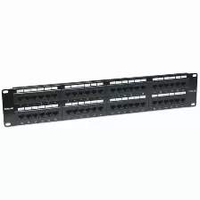 Panel De Parcheo Cat 5e, 48 Puertos, Rack 2 Niveles