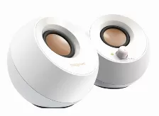 Bocinas Creative Labs Pebble 2.0, 3.5 Mm, Alámbrico, Pc, Blanco