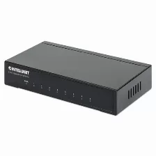 Switch Intellinet Rj-45 8, Gigabit Ethernet (10/100/1000), Negro