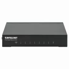 Switch Intellinet Rj-45 8, Gigabit Ethernet (10/100/1000), Negro