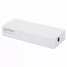 Switch Manhattan Switch Fast Ethernet De 8 Puertos No Administrado, Rj-45 8, Fast Ethernet (10/100), Blanco