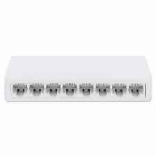 Switch Manhattan Switch Fast Ethernet De 8 Puertos No Administrado, Rj-45 8, Fast Ethernet (10/100), Blanco