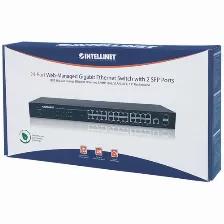 Switch Intellinet 560917, Negro, 24 Puertos, 10/ 100/ 1000 Auto Mdi-x