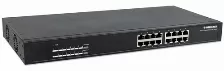 Switch Intellinet 560993 No Administrado, L2, Rj-45 16, Gigabit Ethernet (10/100/1000), 1u, Negro