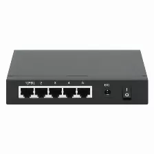 Switch Intellinet Poe-powered 5x Gigabit Cantidad De Puertos 5, Gigabit Ethernet (10/100/1000), 10 Gbit/s, Negro