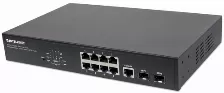 Switch Intellinet 561167 Gestionado, Rj-45 8, Gigabit Ethernet (10/100/1000), Negro