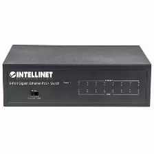 Switch Intellinet Switch Poe+ Gigabit Ethernet De 8 Puertos Gestionado, Rj-45 8, Gigabit Ethernet (10/100/1000), (poe +) 8, Negro