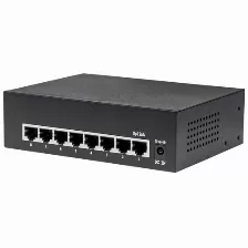 Switch Intellinet Switch Poe+ Gigabit Ethernet De 8 Puertos Gestionado, Rj-45 8, Gigabit Ethernet (10/100/1000), (poe +) 8, Negro