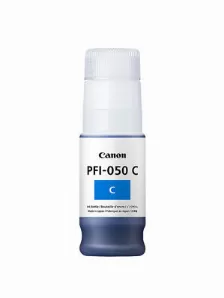 Tanque De Tinta Canon Pfi-050 C Cyan,compatible: Tc-20, Capacidad 70 Ml
