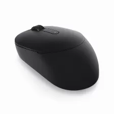 Mouse Dell Ms3320w Optico, 3 Botones, 1600 Dpi, Interfaz Rf Inalambrico, Bluetooth, Bateria Aa, Color Negro