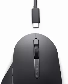 Mouse Dell Mouse Pro Premium - Ms900 Track-on-glass (tog), 7 Botones, 8000 Dpi, Rf Inalámbrico + Bluetooth, 10 M, Negro