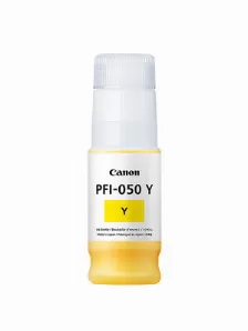 Tanque De Tinta Canon Pfi-050 Y Amarillo,compatible: Tc-20, Capacidad 70 Ml