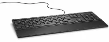 Teclado Alambrico Dell, Usb, Altura Ajustable, Color Negro