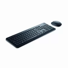 Kit Teclado Y Mouse Dell Km3322w-r-ltn, Inalambrico, Color Negro