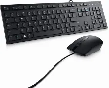Kit Teclado Y Mouse Dell Km300c-ltn, Usb, Color Negro