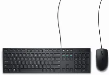 Kit Teclado Y Mouse Dell Km300c-ltn, Usb, Color Negro